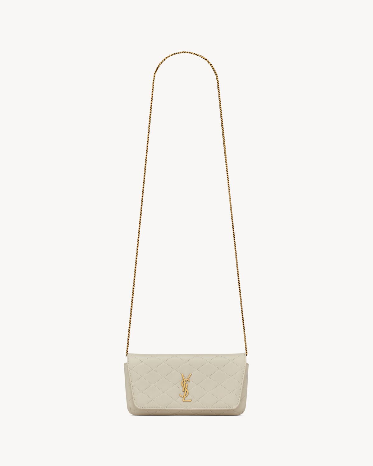 YSL Gaby Chain Phone Holder in Lambskin - Image 1